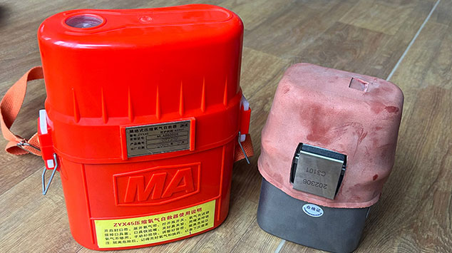 贵州煤矿需要的压缩氧自救器已完成发货啦