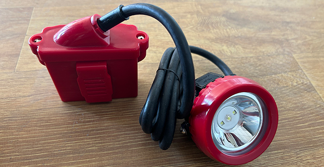 山西某矿上订购一批矿用本安型防爆矿灯生产完成！